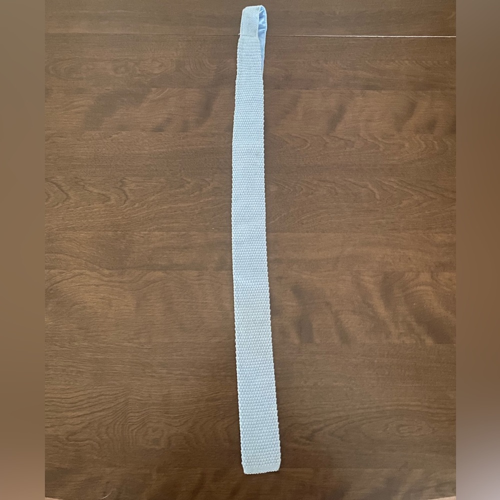 J. Crew Light Blue Knit Tie